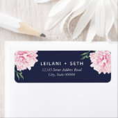 Hintergrund der rosafarbenen, floralen Marine | Ho (Insitu)