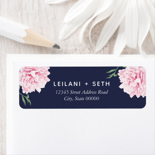 Hintergrund der rosafarbenen, floralen Marine | Ho (Insitu)