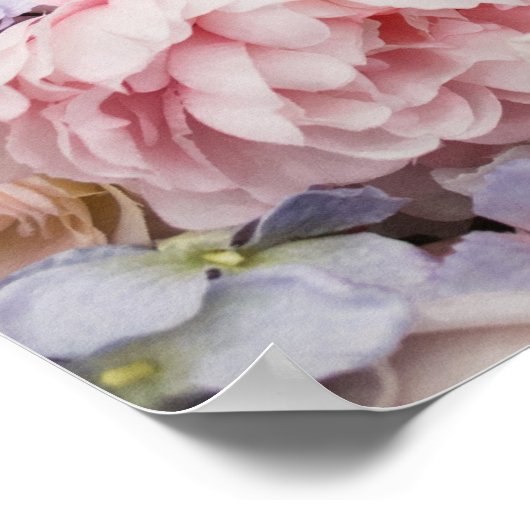 Hintergrund der Rose Poster (Ecke)