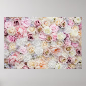 Hintergrund der Rose Poster (Vorne)