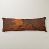 Hintergrund der Rosttextur - Metalldesign Seitenschläferkissen (Rückseite)