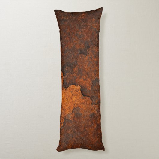 Hintergrund der Rosttextur - Metalldesign Seitenschläferkissen (Rückseite (Vertikal))