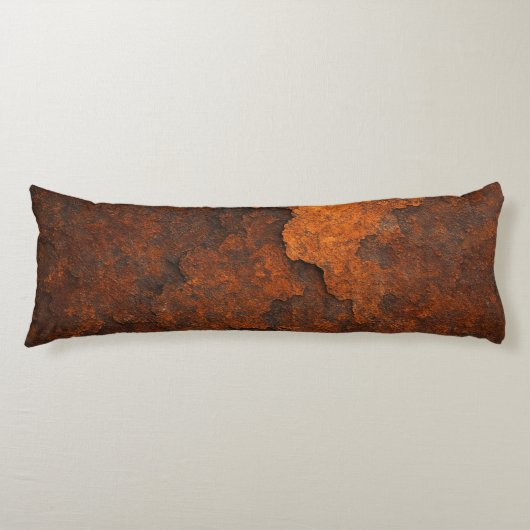 Hintergrund der Rosttextur - Metalldesign Seitenschläferkissen (Vorderseite)