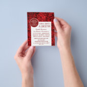 Hintergrund der Rote Rose, Werbung in Florenz Flyer (Gruppe)