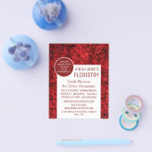 Hintergrund der Rote Rose, Werbung in Florenz Flyer (Einzeln)