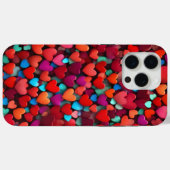 Hintergrund der roten Herzen Romance Video neue Qu Case-Mate iPhone Hülle (Rückseite (Horizontal))
