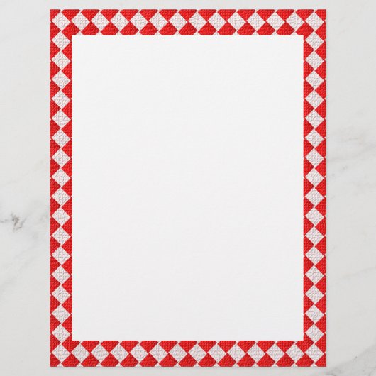 Hintergrund der roten karierten Picnic-Tablette Flyer (Vorne)