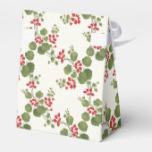 Hintergrund der Roten Nasturtiumcreme Geschenkschachtel (Rückseite)