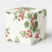 Hintergrund der Roten Nasturtiumcreme Geschenkschachtel (Vorderseite)