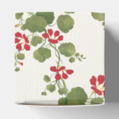 Hintergrund der Roten Nasturtiumcreme Geschenkschachtel (Oben)