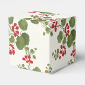 Hintergrund der Roten Nasturtiumcreme Geschenkschachtel (Rückseite)