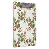 Hintergrund der Roten Nasturtiumcreme Klemmbrett (Rechts)