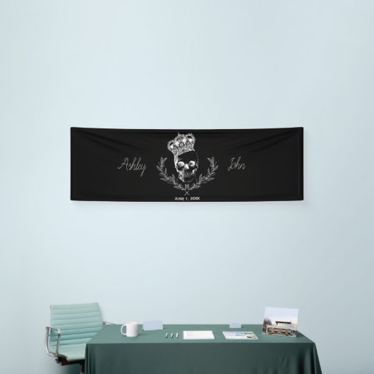 Hintergrund der Royal Skull Hochzeit Banner (Messeveranstaltung)