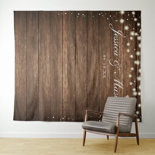 Hintergrund der rustikalen Holzwand - Hintergrund Wandteppich (Beispiel (Horizontal))