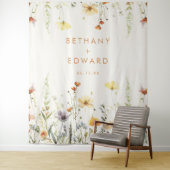 Hintergrund der rustikalen Wildblume Wandteppich (Beispiel)