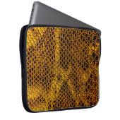 Hintergrund der Schlangenhaut Laptopschutzhülle (Vorne Rechts)