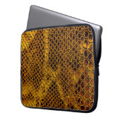 Hintergrund der Schlangenhaut Laptopschutzhülle (Vorderseite Links)