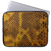 Hintergrund der Schlangenhaut Laptopschutzhülle (Vorderseite)