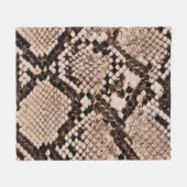 Hintergrund der Schlangenhautextur Fleecedecke (Vorderseite (Horizontal))