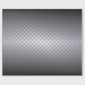 Hintergrund der schwarz-glänzenden Stahltafel Geschenkpapier (Flach)