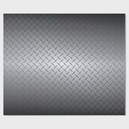 Hintergrund der schwarz-glänzenden Stahltafel Geschenkpapier (Flach)