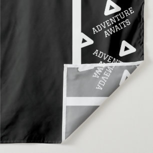 Hintergrund der schwarzen und weißen Absolventen Wandteppich