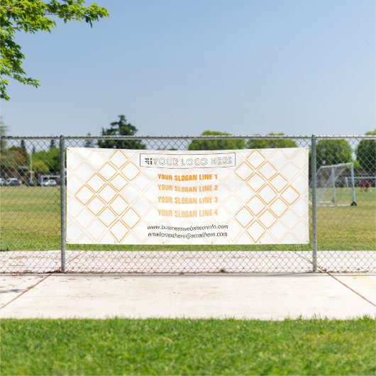 Hintergrund der sechseckigen Triangle-Ausstellung Banner (InSitu)