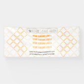 Hintergrund der sechseckigen Triangle-Ausstellung Banner (Horizontal)