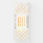 Hintergrund der sechseckigen Triangle-Ausstellung Banner (Vertikal)