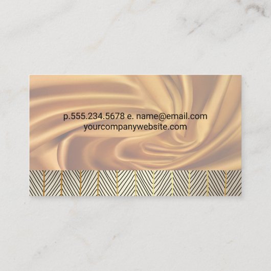 Hintergrund der Seidenstoffe | Musterlinien Visitenkarte (Rückseite)