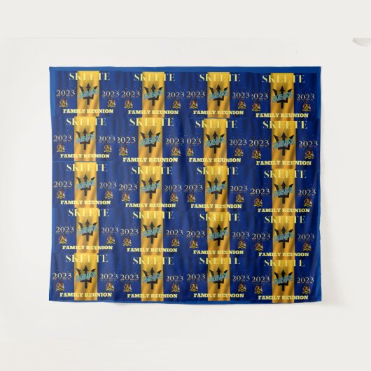 Hintergrund der Skeete-Wiedersehen Wandteppich (Vorderseite (Horizontal))