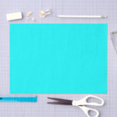 Hintergrund der Solid Color Aqua Seidenpapier (Handwerk)
