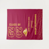 Hintergrund der Sonderschulung für Burgund und Gol Wandteppich (Vorderseite (Horizontal))