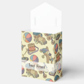 Hintergrund der Spielzeugsymbole Geschenkschachtel (Geöffnet)