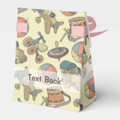 Hintergrund der Spielzeugsymbole Geschenkschachtel (Rückseite)