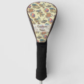 Hintergrund der Spielzeugsymbole Golf Headcover (Vorderseite)