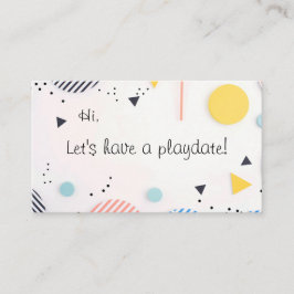 Hintergrund der Streifen in Kreisen mit Kopierraum Visitenkarte