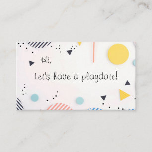 Hintergrund der Streifen in Kreisen mit Kopierraum Visitenkarte