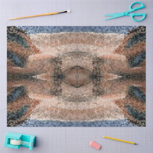 Hintergrund der Südwestwüste Mosaik Seidenpapier (Basteln)