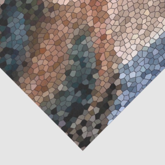 Hintergrund der Südwestwüste Mosaik Seidenpapier (Ausschnitt)