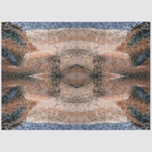 Hintergrund der Südwestwüste Mosaik Seidenpapier (Vorderseite)