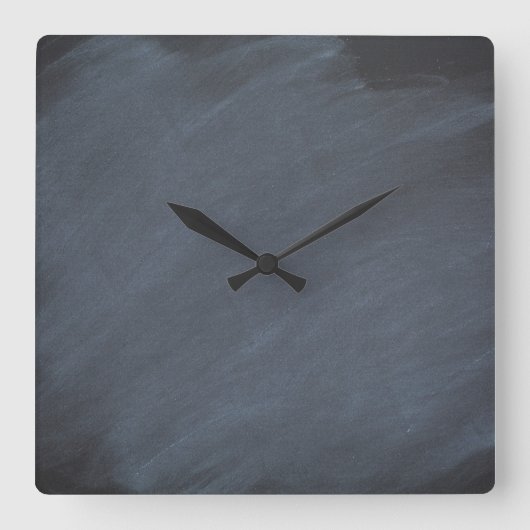 Hintergrund der Tafel Retro-Stil Quadratische Wanduhr (Vorderseite)