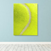 Hintergrund der Tennis Ball Printmuster Leinwanddruck (Insitu (Holzboden))