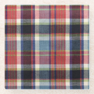 Hintergrund der Textil Textur gequatscht. Glasuntersetzer