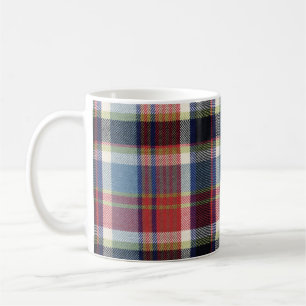 Hintergrund der Textil Textur gequatscht. Kaffeetasse