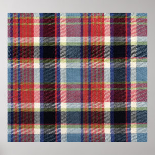 Hintergrund der Textil Textur gequatscht. Poster