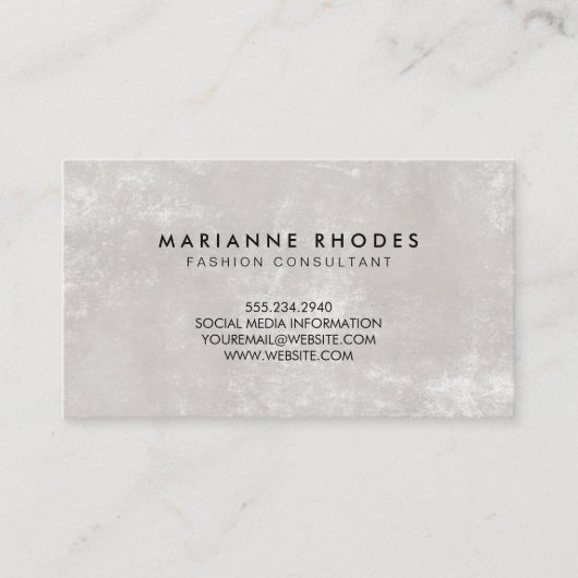 Hintergrund der texturierten Wand Visitenkarte (Vorderseite)