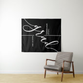 Hintergrund der Trend-Grad-Script-Graduierung Wandteppich (Beispiel (Horizontal))