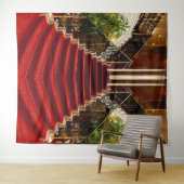 Hintergrund der Treppe Wandteppich (Beispiel (Horizontal))
