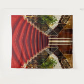 Hintergrund der Treppe Wandteppich (Vorderseite (Horizontal))